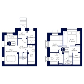 Объявление Дом, 104м2, 2 эт, 1.52 сот.