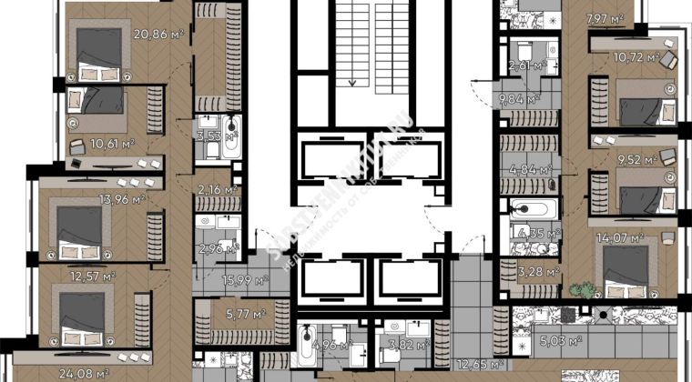 Объявление 6-к квартира, 139.91м2, 25/25 эт
