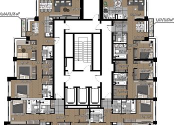 Объявление 4-к квартира, 86.95&nbsp;м&sup2;, 17/20 эт.