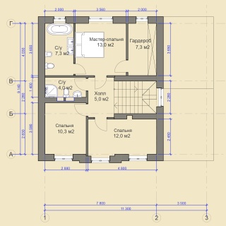 Объявление Дом, 174.6м2, 2 эт, 4 сот.