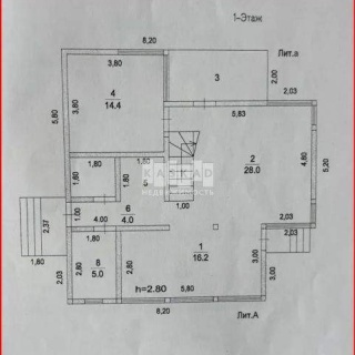 Объявление Дом, 150м2, 2 эт, 7 сот.