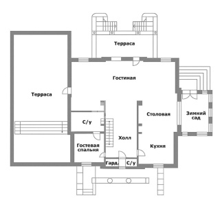 Объявление Дом, 680м2, 2 эт, 35 сот.