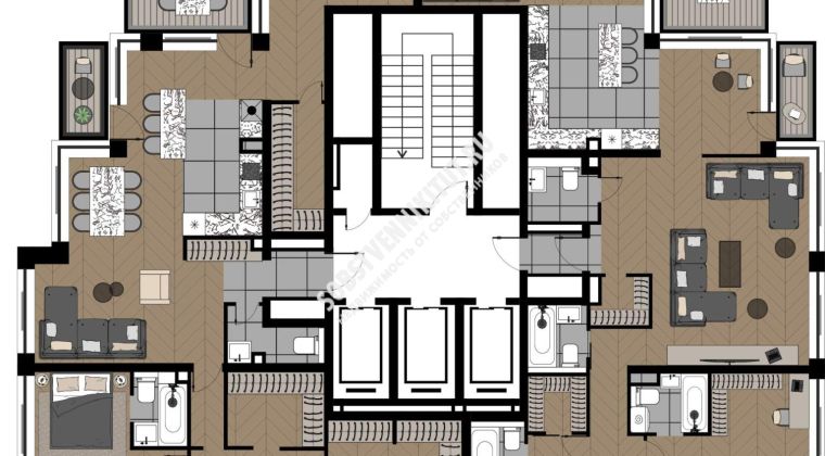 Объявление 6-к квартира, 165.27м2, 19/20 эт