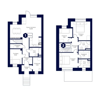 Объявление Дом, 135.69м2, 3 эт, 1.88 сот.