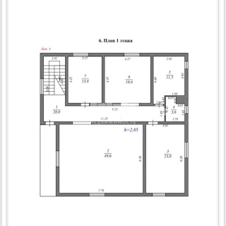 Объявление Дом, 200м2, 2 эт, 6 сот.