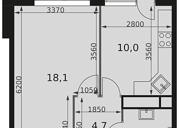 Объявление 1-к квартира, 37.8&nbsp;м&sup2;, 16/21 эт.