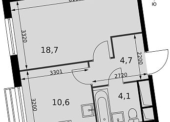 Объявление 1-к квартира, 38.1&nbsp;м&sup2;, 10/16 эт.