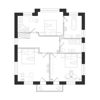 Объявление Дом, 155м2, 2 эт, 6 сот.