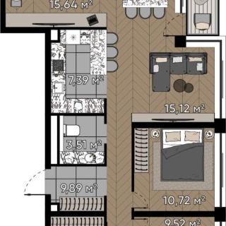 Объявление 4-к квартира, 108.52м2, 22/25 эт