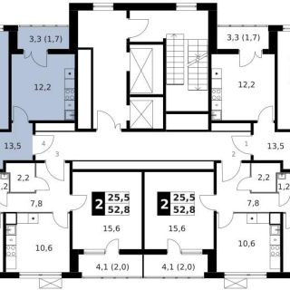 Объявление 3-к квартира, 76.2м2, 10/13 эт